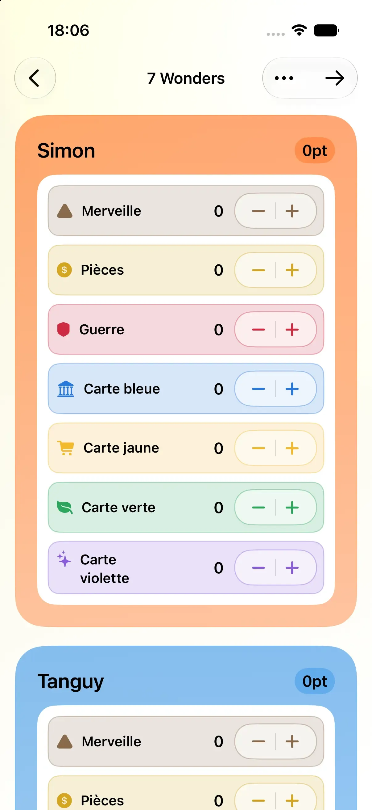 Aperçu de l’application
