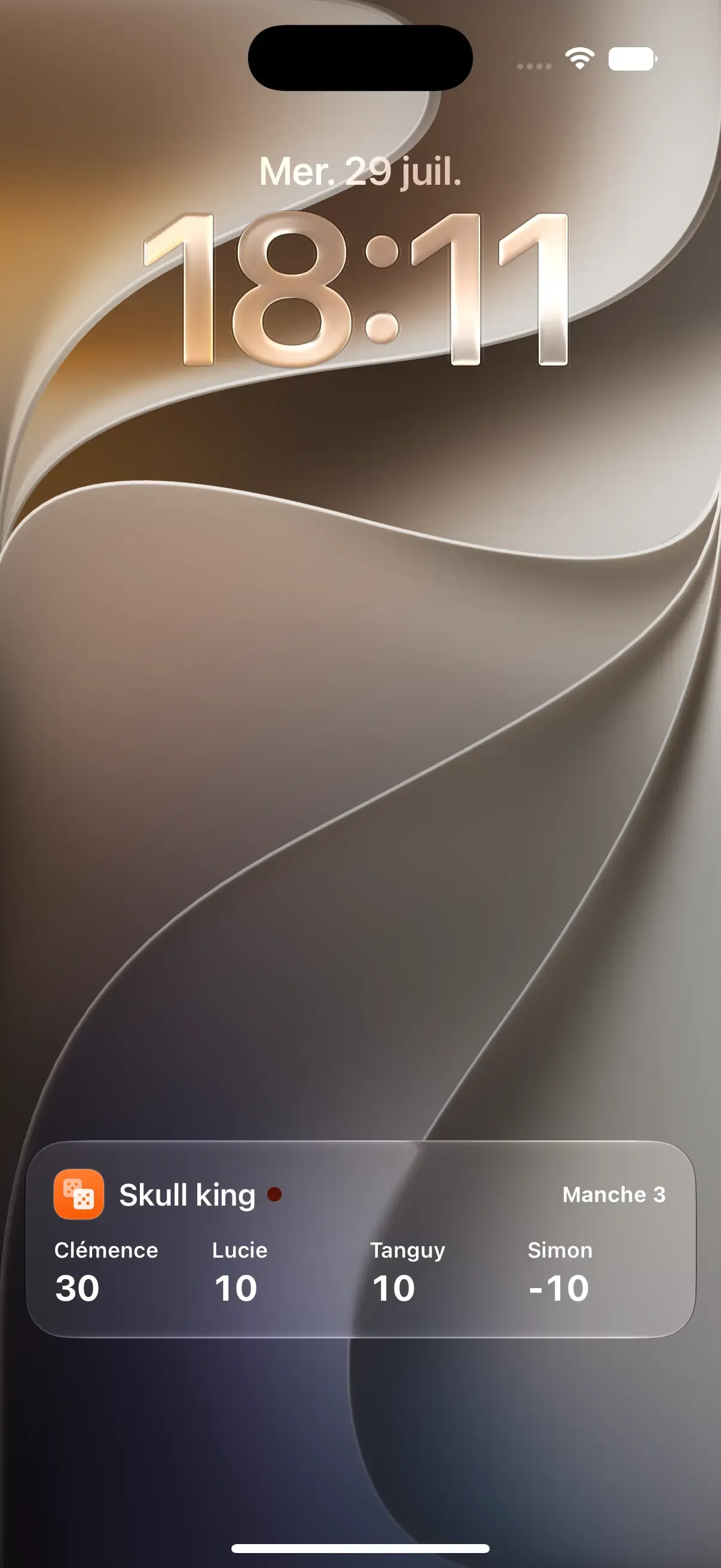 Aperçu de l’application