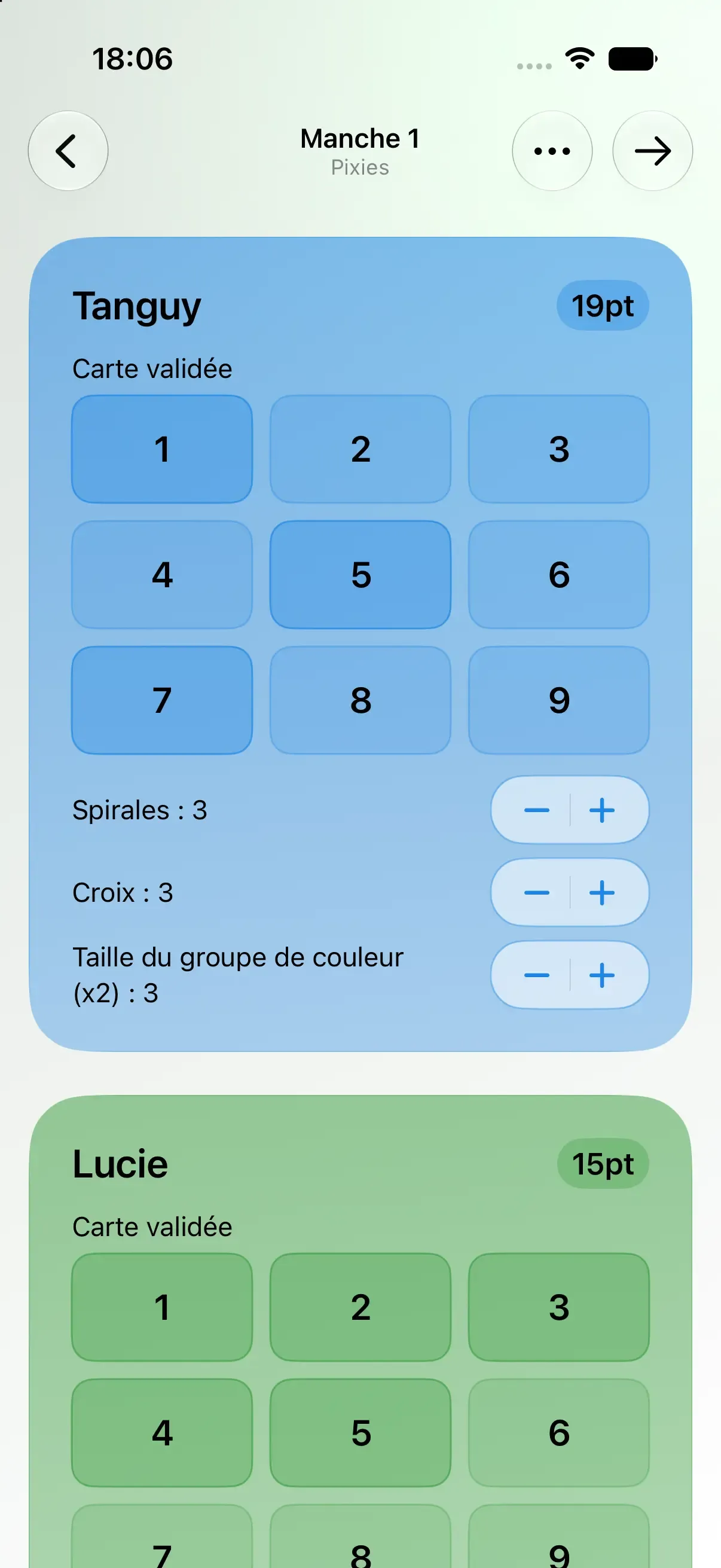 Aperçu de l’application